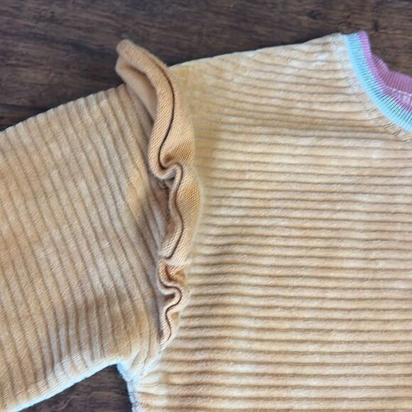 Matilda Jane Just Imagine JoJo Girls Ribbed Velour Sweatshirt, size 10 - Picture 3 of 9